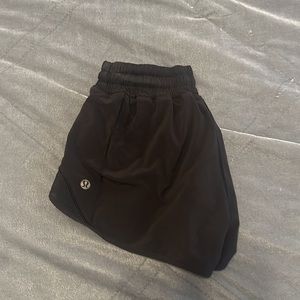 Lululemon, hottie hot, 2’5 inch shorts.